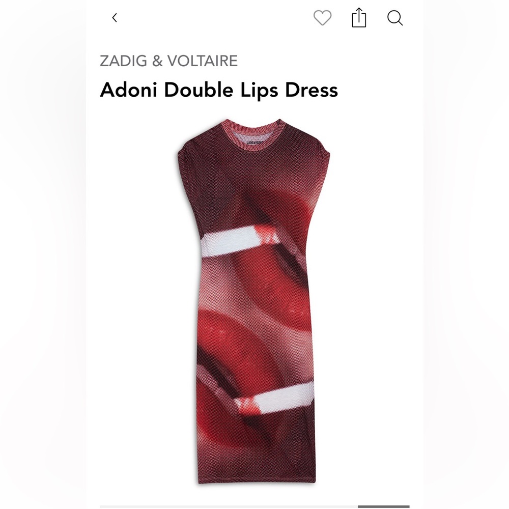 Dressed with lips and cigarettes